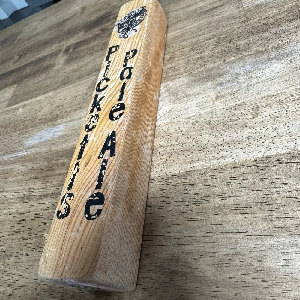 San Juan Brewing Co Beer Tap Handle Pickett Pale Ale Wood Rustic Bar Decor